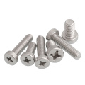 Aluminium Cup head machine screws with cross drive